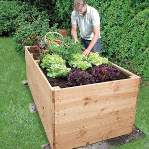 Lsh garden box magaságyás 100x80x30 cm