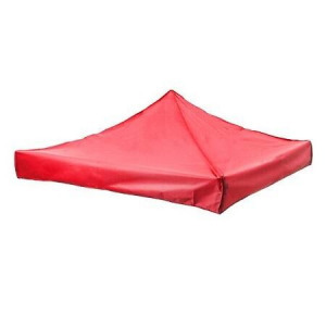 Pavilon tetőponyva- vízlepergető vastag anyagból 2.9x2.9 méter -piros színben
