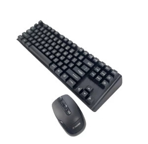 Vezeték nélküli gaming billentyűzet + egér, RF8090, nemzetközi, fekete