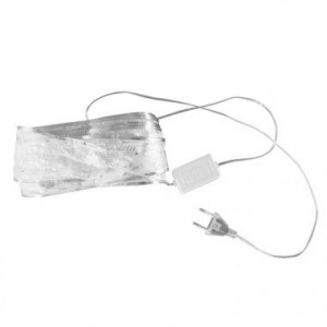 250LED-es karácsonyi szalag, ezüst 25m