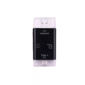 3in1 OTG USB-C/USB/MicroUSB Kártyaolvasó, MicroSD/TF SD kártyatámogatás