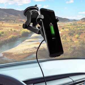 Autós mobil tartó + QItöltő egyben