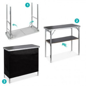 Összecsukható hordozható bárpult