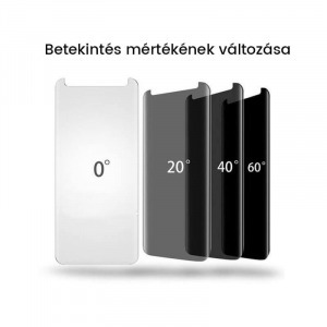 Betekintésgátló kijelzővédő fólia iPhone 8