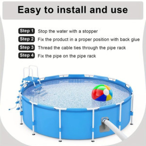 2 db medence csőtartó