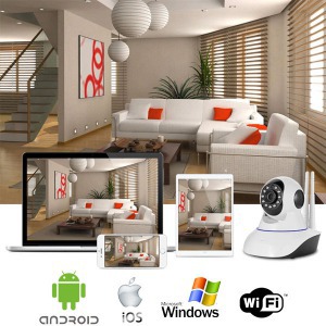 HD WiFi babafigyelő / bébiőr és biztonsági kamera