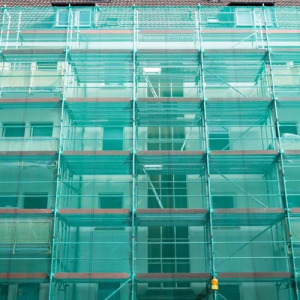 Árnyékoló háló, belátásgátló 3,07x10 m, zöld színben