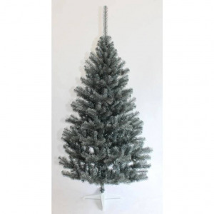 Ezüstözött műfenyő - 200cm