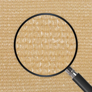 Elite Garden HDPE belátásgátló, betekintésgátló, árnyékoló háló kerítésre, bézs színben + rögzítőzsinór - 1,5 x 10 m