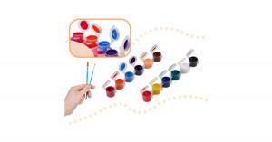 Fazekaskorong kreatív készlet agyaggal és festékekkel 600g