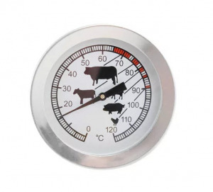 Bitumenes grill BBQ sütő hőmérő húsokhoz