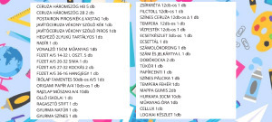 Iskolakezdési csomag 1. osztályos tanulók részére