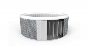 Avenli felfújható jakuzzi Venice szürke rattan hatású 175x70cm