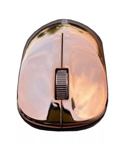 Vezeték nélküli optikai egér 33Q1, akkumulátor 2.4GHz 1600dpi rose pink/inox