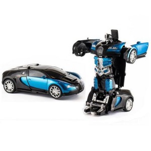 2in1 Transformer Bugatti távirányítós átváltozó autó robot, akkumulátorral