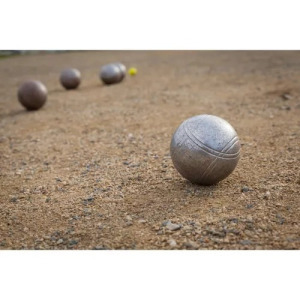 Petanque 8 db-os golyó készlet, cipzáros táskában