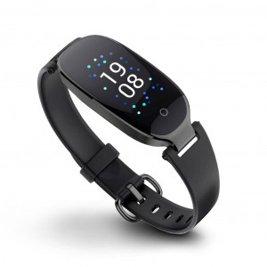 S3 PLUS pulzusmérő vízálló női okoskarkötő színes kijelzővel
