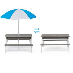 3 az 1 -ben gyerek piknikasztal napernyővel