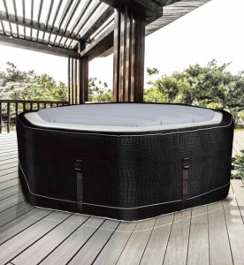 Avenli felfújható hővédő jakuzzi fedél fehér 154x154x18cm