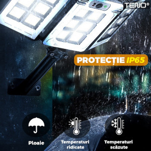 Solar Street Lamp 800 Teno LED, 3 fej