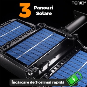 Solar Street Lamp 800 Teno LED, 3 fej