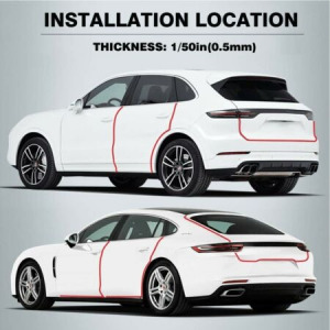 Karosszéria védő fólia átlátszó - 7 cm x 5 m - MS-734