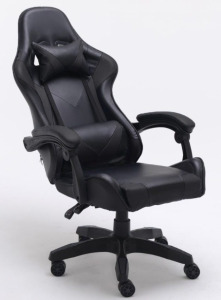 Gamer és irodai szék, Remus, 66x125x62 cm, fekete