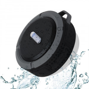 C6 vízálló Bluetooth hangszóró - fekete