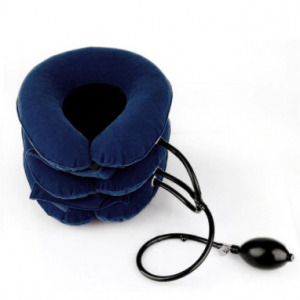 Nyakpárna, felfújható nyaki csigolya nyújtó, nyaknyújtó