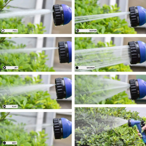 Csavarodásmentes táguló locsolócső, locsolófejjel- 45 m