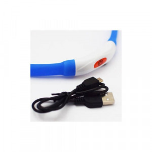 LED világító kutyanyakörv 35 cm választható színben