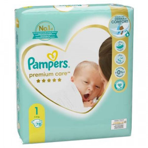 Pampers Premium Care pelenka 2-5kg Newborn 1 (78db)