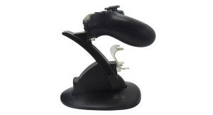 Dupla Töltőállomás,PS4 kontrollerhez, dokkoló 2db Gamepad-hoz, fekete