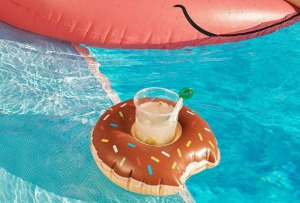 Felfújható fánk italtartó 3db