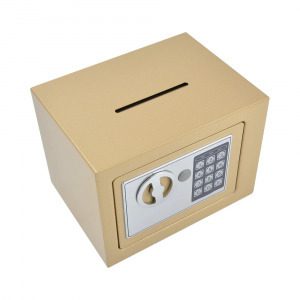 Széf 17x23x17cm, arany