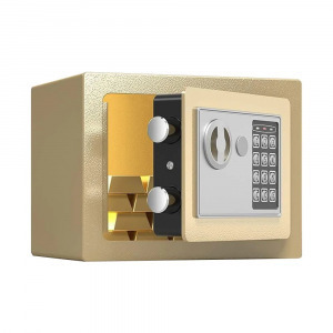 Széf 17x23x17cm, arany