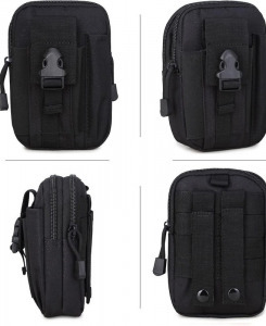 Katonai övtáska fekete