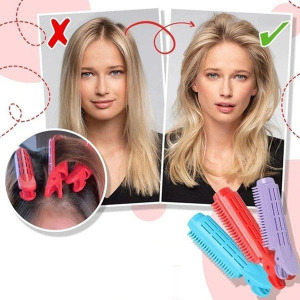 Volumennövelő hajcsipesz, kék