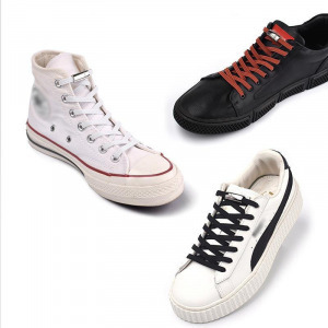 Cipőfűző mágneses csattal - fekete