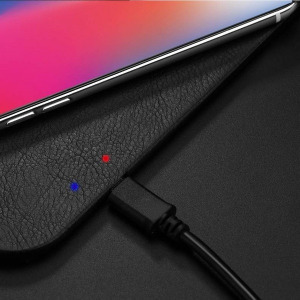 Textil Qi telefontöltős egérpad