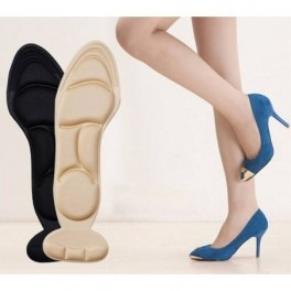 Cipőbetét, talpbetét magassarkúba, sarokvédő cipőbetét bézs