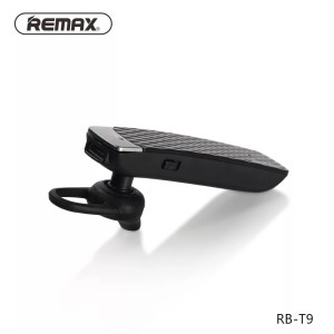 Remax Bluetooth Headset, V5.1, zajszűrés, HD mic, 8 óra beszélgetés, fekete