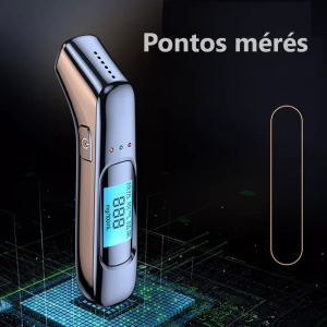 Professzionális digitális alkoholszonda, LCD, 0-0.19% +/-0.005% BAC, fekete