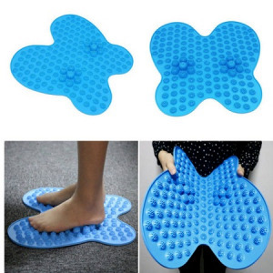 Talpmasszírozó taposószőnyeg - kék