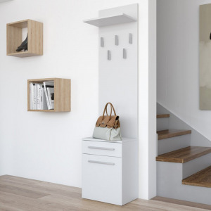 Drohmo Na Buty Duo előszoba szekrény fogassal, 50x180x35 cm