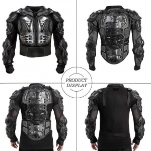 Wildken motoros protektor mellény Armor fekete 2XL