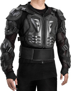 Wildken motoros protektor mellény Armor fekete 2XL