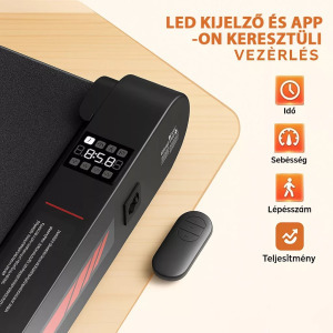 Sperax Rezgő Funkciós Sétapad - Bluetooth, APP, távirányító - 0,3-6 km/h