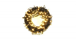 240LED karácsonyfa izzósor, fényfüzér, 15m, meleg fehér