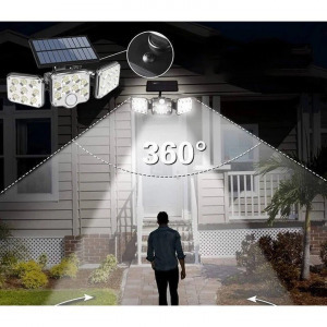 Ultra erős fényű mozgásérzékelős kültéri lámpa